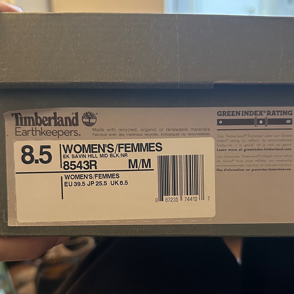 Timberland Women's Black Mid Combat Boots
